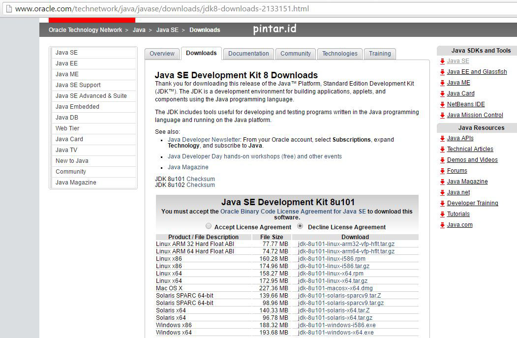 1 Java SE Development Kit 8